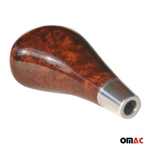 Mercedes E Class W210 Gear Shift Knob - Omac - Bajonet Without Emblem - Walnut - '94-'03 Mercedes E Class W210 Gear Shift Knob - Omac - Bajonet Without Emblem - Walnut - '94-'03